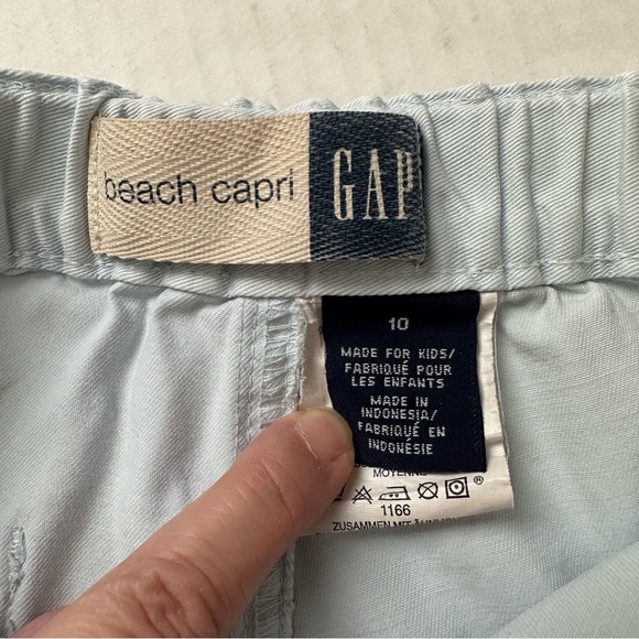 Gap Girls Light Blue Beach Capri 10 - Picture 5 of 8